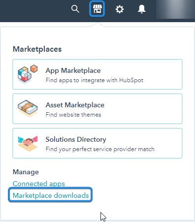 Marketplace Downloads